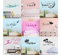Stickers Prénom Personnalisé,Stickers Personnalisable,Autocollants Enfants,Sticker Mural Prénom Personnalisé,Autocollants Muraux ?pour Chambre D?Enfant,Sticker Chambre Bebe