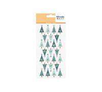 Stickers Puffies pour Calendrier de l'Avent - Sapins