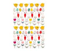 Stickers Puffy Pâques 1,4 À 3,1 Cm 68 Pièces