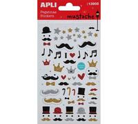 Stickers Relief En Résine Moustache