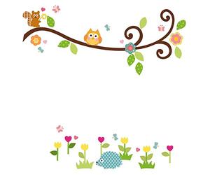 Stickers Repositionnables, Branche Magique et Ses Animaux