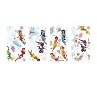 Stickers repositionnables la Fée Clochette et ses amies, personnages Disney