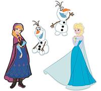 Stickers Repositionnables la Reine Des Neiges en Relief 3D