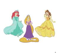 Stickers repositionnables les Princesses Disney en relief 3D