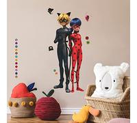 Stickers repositionnables - MIR - Ladybug et Chat Noir,