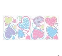Stickers repositionnables multitudes de coeurs