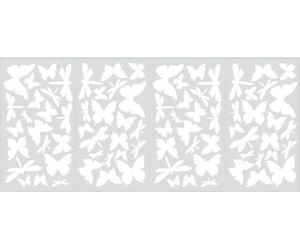 Stickers Repositionnables, Papillons et Libellules Lumineux dans le Noir