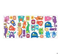 Stickers repositionnables petits monstres
