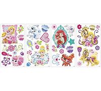 Stickers Repositionnables, Princesses et Leurs Animaux de Compagnie