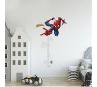 Stickers repositionnables - Toise Spiderman - Multicolore - 54 cm x 75 cm - Décoration murale enfant