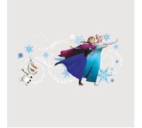 Stickers - ROOMMATES - La Reine des Neiges - Elsa, Anna & Olaf - Repositionnables - 94x51cm