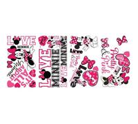 Stickers - ROOMMATES - MICKEY & FRIENDS - MINNIE - Repositionnables - 4 feuilles - 10,1cm x 44,1cm