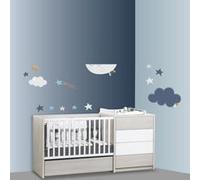 Stickers Sauthon Baby Déco lune merlin xxl G