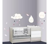 Stickers Sauthon Baby Déco lune miss chipie xxl