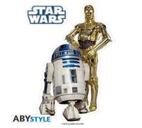 Stickers Star Wars - 16x11cm / 2 planches - R2-D2 / C3PO - ABYstyle