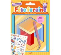 Stickers story - Fête foraine - 8 adorables scènes à compléter - 600 stickers et une pince inclus - Adélaïde Devos - Merci Les Livres - Jeux livres objets