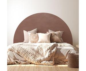 Stickers tête de lit - Couleur tendance - Adhésif MAT - L100 x H130 cm - Pour lits (70 à 90 cm)