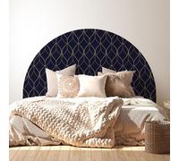 Stickers tête de lit - Motif Oriental - Adhésif MAT - L180 x H130 cm - Idéal lits 140 cm