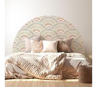 Stickers tête de lit - Motif oriental - Adhésif MAT - L220 x H150 cm - Idéal lits 180 cm