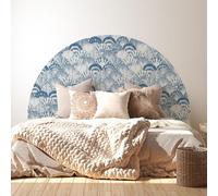 Stickers tête de lit - Motif Oriental - Adhésif MAT - L220 x H150 cm - Idéal lits 180 cm