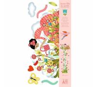 Stickers Toise Jeune Fille Au Jardin