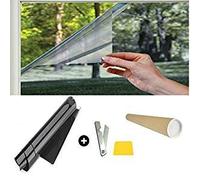 StickersLab Film occultant anti-rayures pour maison ou caravane - Noir - 20 % occultant - 75 x 300 cm