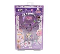 Sticki Rolls Ensemble Pendentif et Bracelet Aphmau, édition limitée, Comprend 120 Autocollants, Pendentif holographique Aphmau et Bracelet, Collection Kawaii Fun