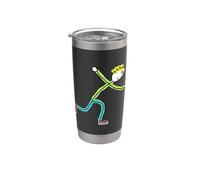 Stickman Patin à glace Gobelet isotherme en acier inoxydable double paroi