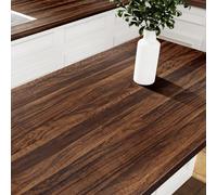 Stickyart Papier Adhesif Pour Meuble Bois Marron Imperméable 30cmX800cm Film Adhesif Pour Meuble Bois Noyer Vinyle Adhésif Cuisine Papier Peint Autocollant Plan De Travail Armoire Table Revêtement