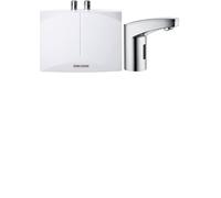 STIEBEL ELTRON 238910 Mini chauffe-eau électronique DEM 3 + robinet capteur WSH 10 pour lavabo à main 3,5 kW avec fiche anti-pression + sans pression