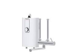 STIEBEL ELTRON Chauffe-eau électronique compact DCE 11/13 H + robinet MEKD pour la cuisine, fabriqué en Allemagne, raccord fixe 400 V, convient pour montage solaire, montage sur évier, certifié VDE