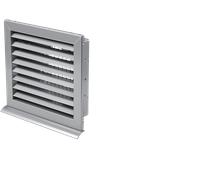 STIEBEL ELTRON Grille d'air extérieur Fort LWF LG 125 - Grille d'air laquée grise - 233017