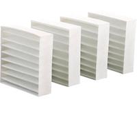 Stiebel Eltron Jeu de nattes filtrantes FMS M5-4 LWE 40, filtre alternatif pour G4, 4 pièces, blanc, 236677