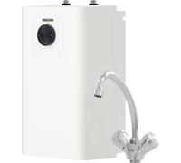 STIEBEL ELTRON Nouvelle génération de petit chauffe-eau sans pression UFP 5 Trend y compris batterie de régulation de température TWS-W avec fiche, fonction thermostop, chauffe-eau sous évier 5 litres