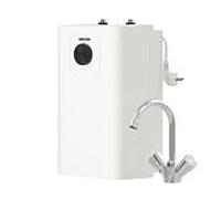 STIEBEL ELTRON petit réservoir de stockage sans pression SNU 5 Plus avec batterie de contrôle de température WST-W pour évier, fonction anti-goutte et thermostop, avec bouchon, chaudière sous évier 5