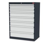 STIER Armoire à 8 tiroirs STIER lxPxH 900x575x1220 mm Quantité:1