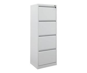 STIER Armoire à dossiers suspendus STIER, 4 tiroirs, simple rail, DIN A4, 1 330x465x620 mm Quantité:1