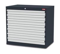 STIER Armoire à tiroirs STIER, avec 7 tiroirs lxPxH 900x575x820 mm Quantité:1