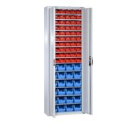 STIER Armoire avec 84 bacs de rangement ouverts STIER, HxLxP 1 980x700x300 mm Quantité:1