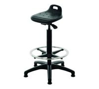 STIER Assis-debout avec patins et repose-pieds STIER, hauteur d'assise 570-820 mm, assise en PU, avec poignée Quantité:1