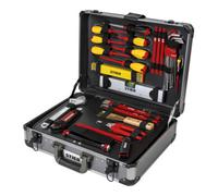 STIER Assortiment de 128 outils pour électriciens STIER dans une valise en aluminium Quantité:1