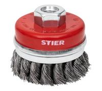 STIER Brosse boisseau STIER Ø 65 mm, M14, 0,35 mm, torsadée, acier Quantité:1