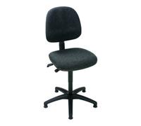 STIER Chaise de travail à patins STIER sans accoudoirs, hauteur d'assise 450-640 mm, rembourrage anthracite Quantité:1