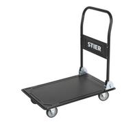 STIER Chariot à plate-forme rabattable STIER, capacité de charge 150 kg, plate-forme 735x470 mm Quantité:1
