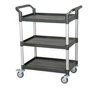 STIER Chariot de service STIER à 3 étagères, 850 mm de long x 480 mm de large x 1000 mm de haut Quantité:1