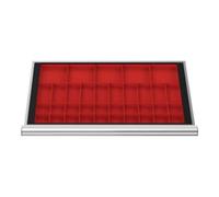 STIER Compartimentage de tiroir STIER, bacs pour petites pièces, BLH 50 mm, dimensions intérieures 800x450 mm, 5 KTK 150x150 mm Quantité:1