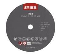 STIER Disque à tronçonner STIER 230 x 1,9 x 22,23 droit, inox/acier inoxydable Quantité:25
