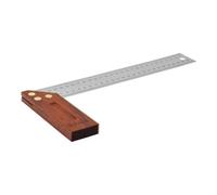 STIER Equerre à chapeau/équerre de menuisier STIER, palissandre, 90° / 45°, 300 mm Quantité:1