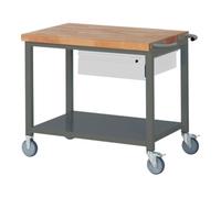 STIER Etabli mobile STIER Premium avec 1 tiroir et plateau de rangement, lxPxH 1 000x700x880 mm Quantité:1
