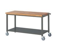 STIER Etabli mobile STIER Premium avec plateau de rangement, lxPxH 1 500x700x880 mm Quantité:1